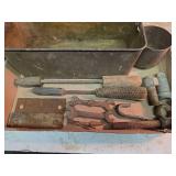 McCormick Industrial Metal Toolbox and Vintage Tools