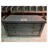 Fullwell Industrial Drill Bit Storage Cabinet with Assorted Drill Bits