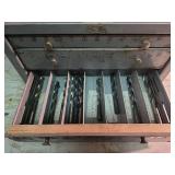 Fullwell Industrial Drill Bit Storage Cabinet with Assorted Drill Bits