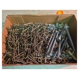 Mixed Hardware Lot - Nails, Bolts and Nuts