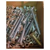 Mixed Hardware Lot - Nails, Bolts and Nuts