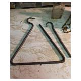 Cast Iron Hanging Flower Pot, Dinner Bell, and More