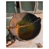 Cast Iron Hanging Flower Pot, Dinner Bell, and More