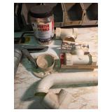 Wooden Woodworking Plane, Plumbing Supplies,  Emergency Reflector, and More