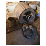 Industrial Squirrel Cage Blower Fan and Hoover Motor - Untested