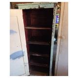 Early 1900s Green Chippy Cabinet