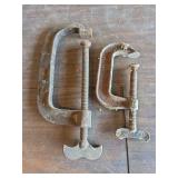 Traditional Steel C-Clamp Set
