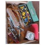 Metal Tool Boxes, Wire Connectors, and Assorted Hardware