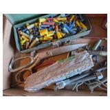 Metal Tool Boxes, Wire Connectors, and Assorted Hardware