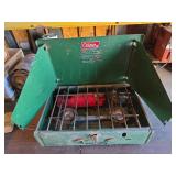 Coleman 425E Green Metal Camp Stove Case