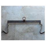 Industrial Steel Meat Hook with Mounting Bar