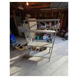 Metal Storage Shelf Unit with 4 Tiers