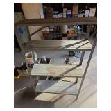 Metal Storage Shelf Unit with 4 Tiers