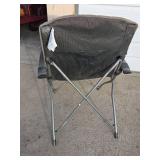Folding Camp Chair with Cup Holders 225lb. Wt Limit