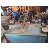 Industrial Double-Head Shop Light with Clamp