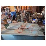 Industrial Double-Head Shop Light with Clamp