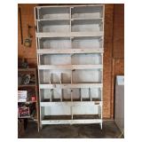 8ft White Wooden Sorting Cabinet