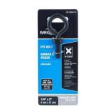 Wright 1/4 in. X 2 in. L Black Steel Eyebolt Nut Included Set of 4