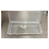 Clear Plastic Storage Containers Set of 2