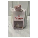 Honey Pot with A Wood Dipper