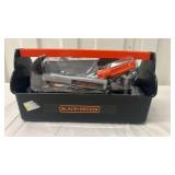 Black+Decker Tool Box with Orange Handle