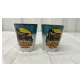 Zambezi Zinger Worlds of Fun Shot Glasses Set of 2