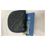 Black Leather Key Wallet with Zipper