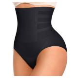 Lover-Beauty Shapewear Tummy Control Underwear for Women High Waisted Shaping Panties Girdle Body Shaper Briefs, Black, M, L