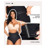Lover-Beauty Shapewear Tummy Control Underwear for Women High Waisted Shaping Panties Girdle Body Shaper Briefs, Black, M, L