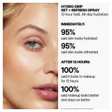 Milk Makeup Hydro Grip Set + Refresh Spray with Hyaluronic Acid Sets Makeup + Hydrates Skin for Up to 12 Hours Long-Lasting, Alcohol-Free Facial Mist for Dewy, Radiant Skin 3.38 oz
