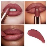 Charlotte Tilbury Matte Revolution Lipstick - Long Lasting, Matte Lipstick with Buildable Color & Lip-Loving Ingredients - Creamy, Easy to Blend Formula - Pillow Talk Medium