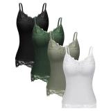 Fourluoo 4 Pcs Women