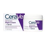 CeraVe Skin Renewing Night Cream, Niacinamide, Peptide Complex, and Hyaluronic Acid Moisturizer for Face, 1.7 Ounce, Packaging may Vary