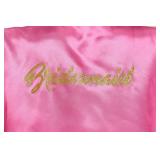 Giova Women Bridal Robe For Bride And Bridesmaid Getting Ready Wedding Party Bathrobe Hotpink Bridesmaid M