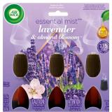 ONE COUNT Air Wick Essential Mist Refill, 3 ct, Lavender and Almond Blossom, Essential Oils Diffuser, Air Freshener