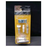 Prime-Line N 7534 Bi-Fold Door Hardware Repair Kit Includes Top and Bottom Brackets, Top and Bottom Pivots and Guide Wheel Door Repair Kit for 1" to 1-3/8" Thick Doors Up To 50 Lbs. (1 Kit), Zinc