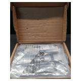 Amazon Basics Euro Bar Cabinet Handle (1/2-inch Diameter), 5.38 in Length (3 in Hole Center), Flat Black, Pack of 10, AB1500-FB-10