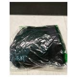 Neohouny Women See Through Lingerie Long Sleeve Rave Outfits Festival Clubwear Ruffle Bell Sleeve Tops Black S