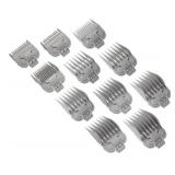 Andis Snap-On Blade Attachment Combs - Suitable for Hair Clipper Trimmer, Professional Use, Easy Clean, Long-Lasting - Sizes, 0", 0.5", 1", 1.5", 2", 3", 4", 5", 6", 7", 8" - 11/Piece Set, Gray