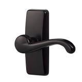 Ideal Security GL Lever Handle Set for Storm Doors and Screen Doors, Storm Door Handle Replacement, Screen Door Handle, Matte Black