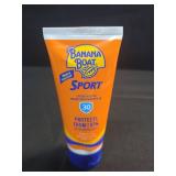 Banana Boat Sport Ultra Sunscreen Lotion SPF 30, Travel Size 3oz Twin Pack, Sweat & Water Resistant Sunblock for Active Lifestyle