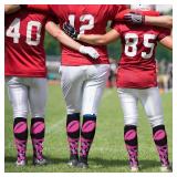 YLOLUL Breast Cancer Awareness Socks