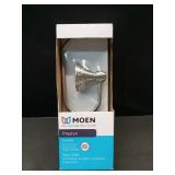 Moen Preston Collection Spot Resist Brushed Nickel Single Post Toilet Paper Holder, Wall Mounted Toilet Roll Holder, DN8408BN