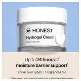 Honest Beauty Hydrogel Cream with Hyaluronic Acid, Lightweight Moisturizing Water, Gentle for Sensitive Skin, Fragrance-Free, Vegan 1.7, fl oz