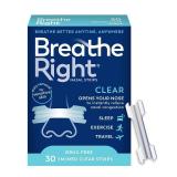 Breathe Right Original Nasal Strips Clear Sm/Med For Sensitive SkinDrug-Free Snoring Solution & Nasal Congestion Relief Caused by Colds & Allergies 30 ct