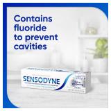 Sensodyne Extra Whitening Sensitive Teeth and Cavity Prevention Whitening Toothpaste, Amazon Exclusive, Cool Mint, Amazon Exclusive- 4oz