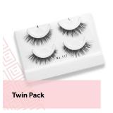 Eylure Pre-Glued Wispy Light Texture Eyelashes, No.117, Twin Pack