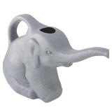 Union 63182 Elephant Watering Can, 2 Quarts, 0.5 Gallons, Gray, Novelty Indoor Watering Can