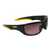 DEWALT DPG94-GLC Dominator Z87+ Safety Glasses Black Full Frame & Gradient Lens Rubber Temples & Nosepiece 1 Pair