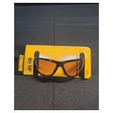 DEWALT DPG94-GLC Dominator Z87+ Safety Glasses Black Full Frame & Gradient Lens Rubber Temples & Nosepiece 1 Pair